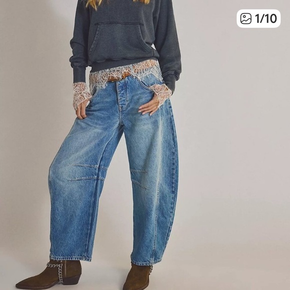 We The Free Denim - We the Free Good Luck barrel jeans NWT
